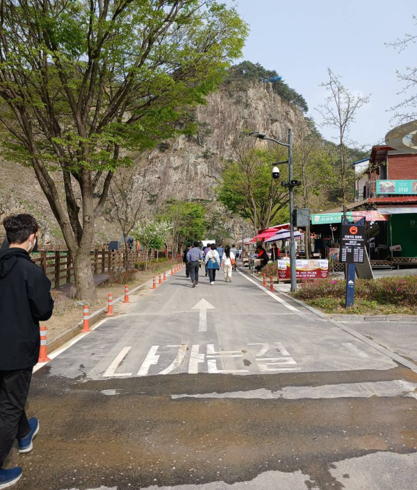 소금산 그랜드밸리 나가는길