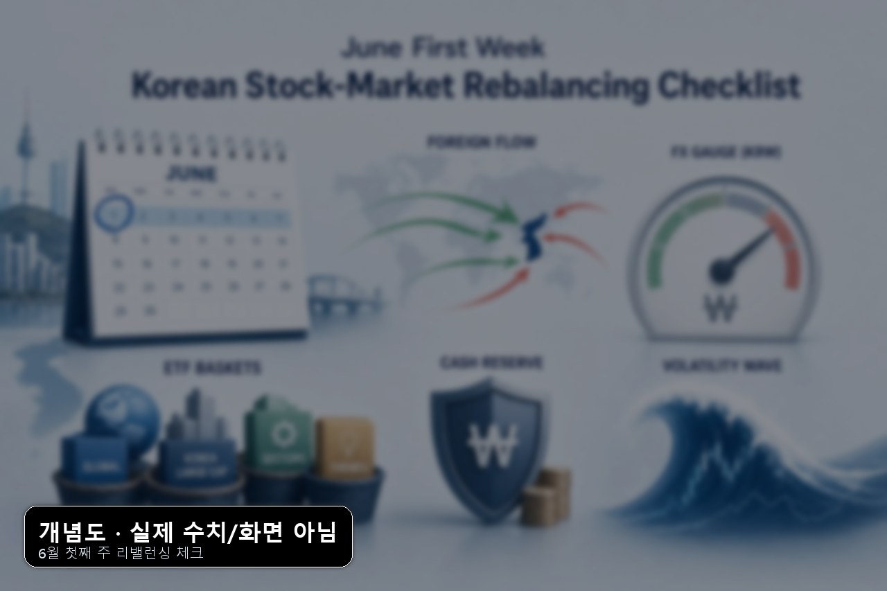 6월 첫째 주 코스피 ETF ISA 리밸런싱 체크리스트
