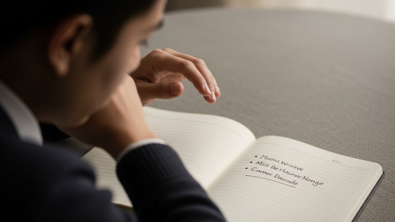 감정학 연구 : 무의식적으로 피하는 행동 목록 만들기