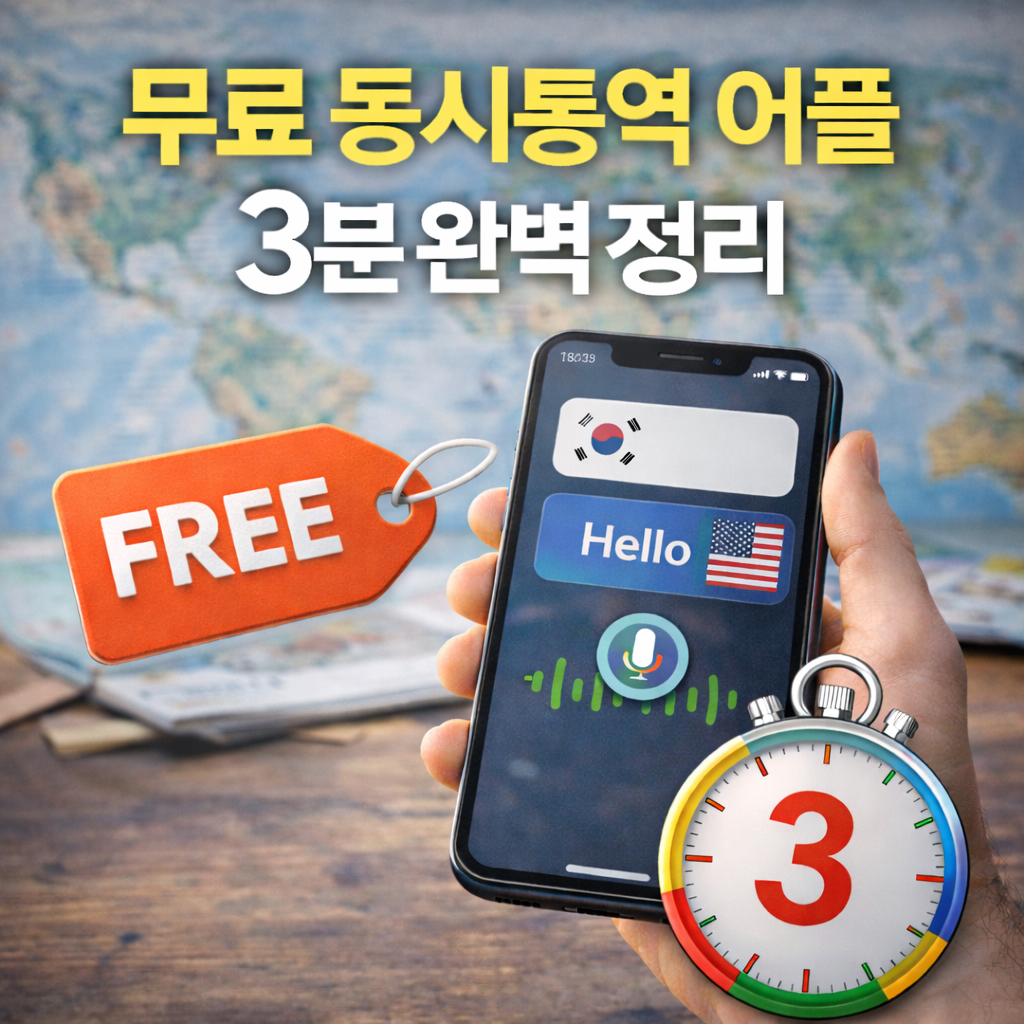 무료 동시통역 어플 3분 완벽 정리
