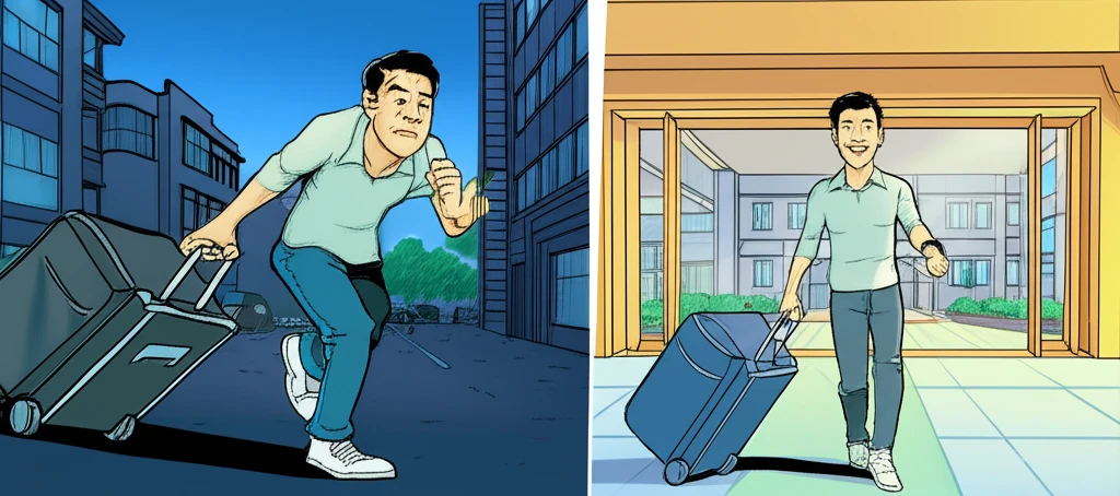 기능장 수험생을 위한 주차 편한 숙소..