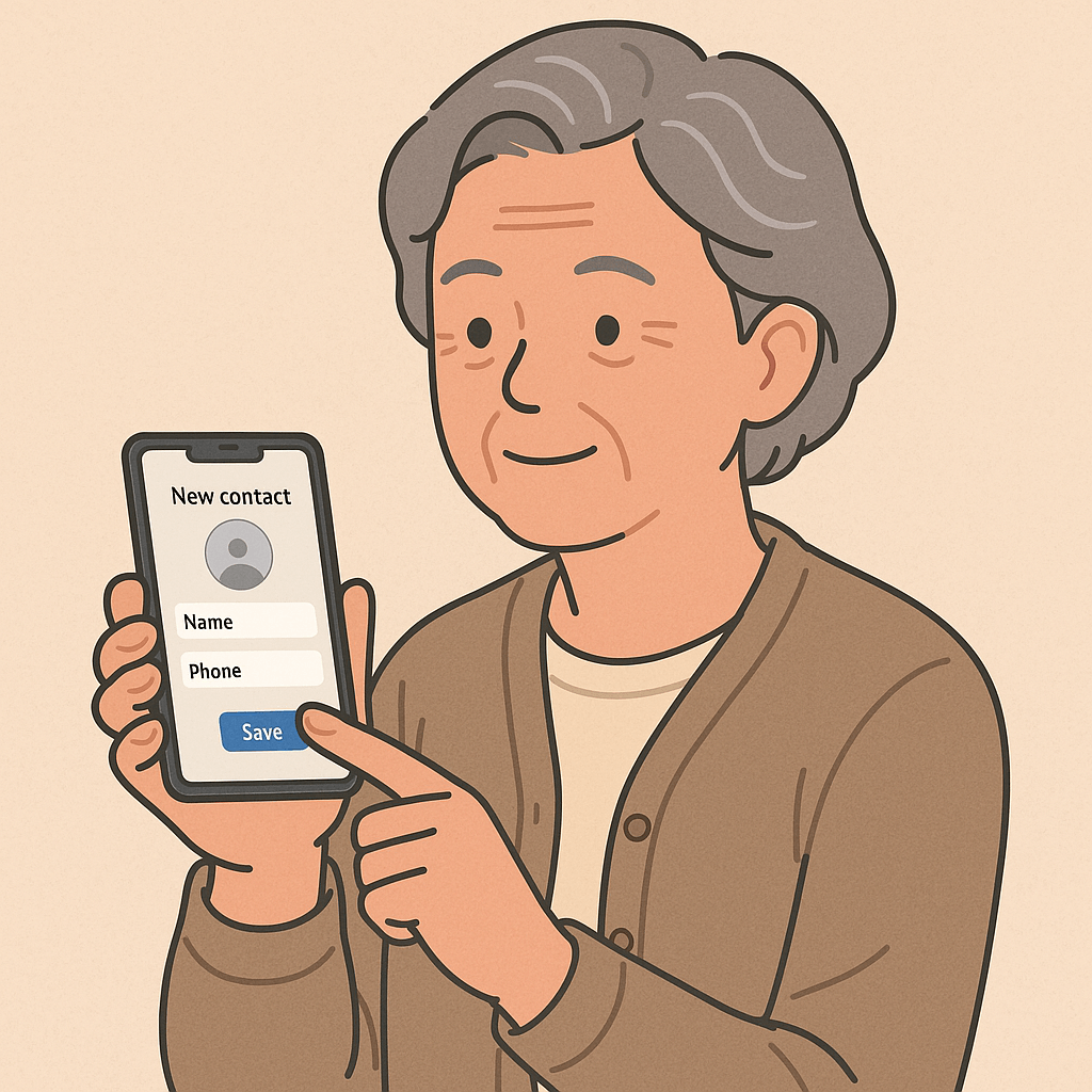 전화번호 저장, 더 이상 메모지에 적지 마세요