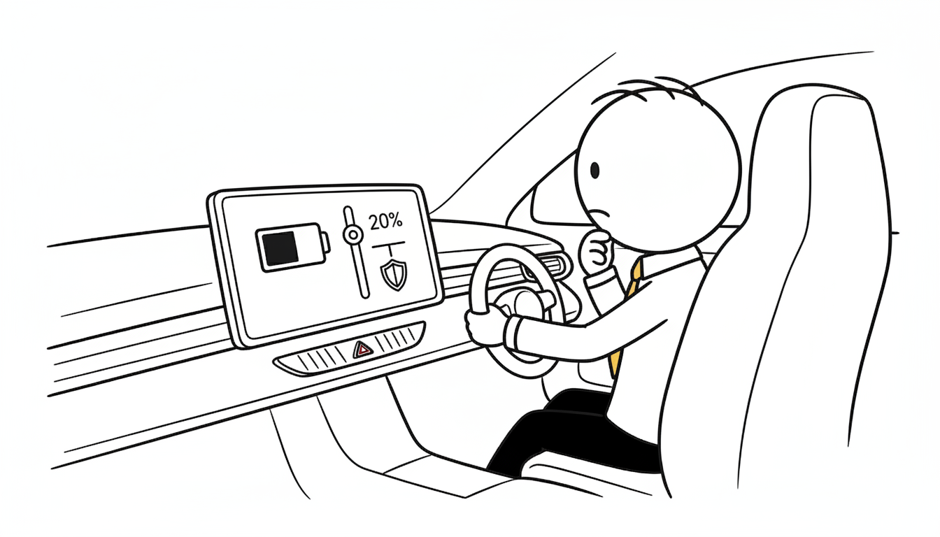 전기차 배터리 방전 예방을 위한 잔량 설정