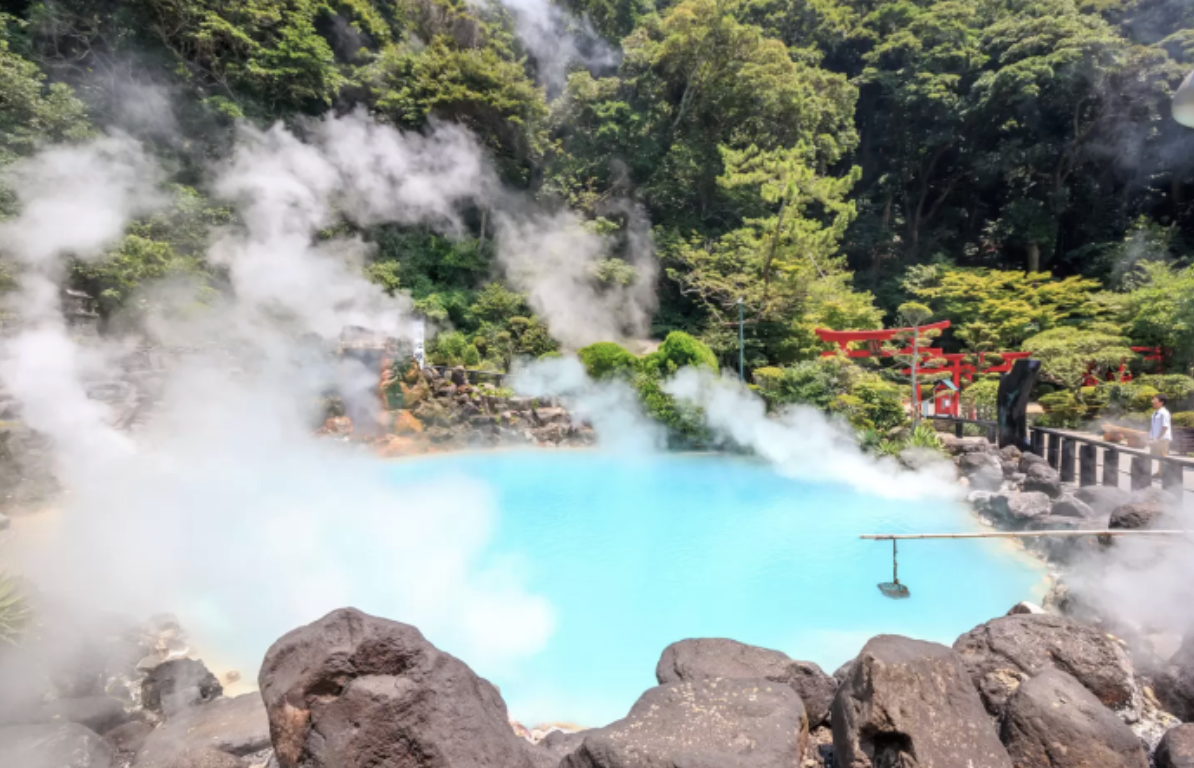 일본 온천 지역 비교 (벳푸 우미 지고쿠) 관련 사진