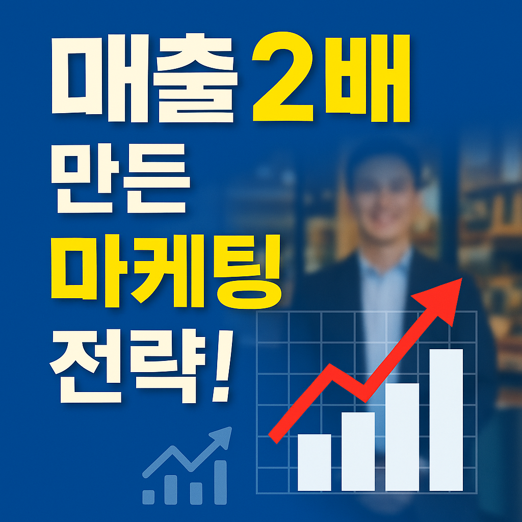 매출 2배 마케팅 전략