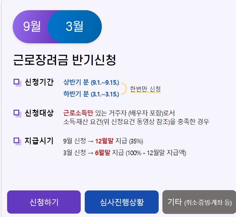 반기신청