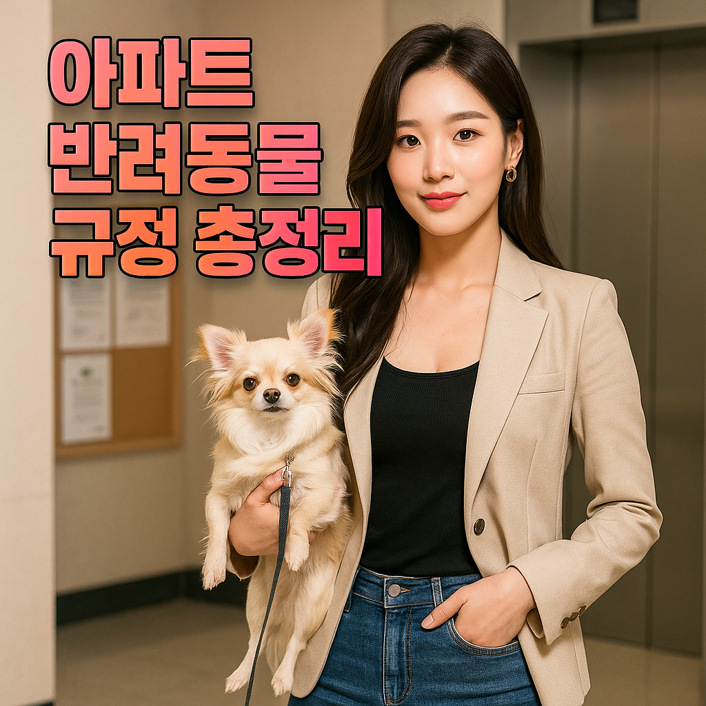 아파트 반려동물 규정 총정리