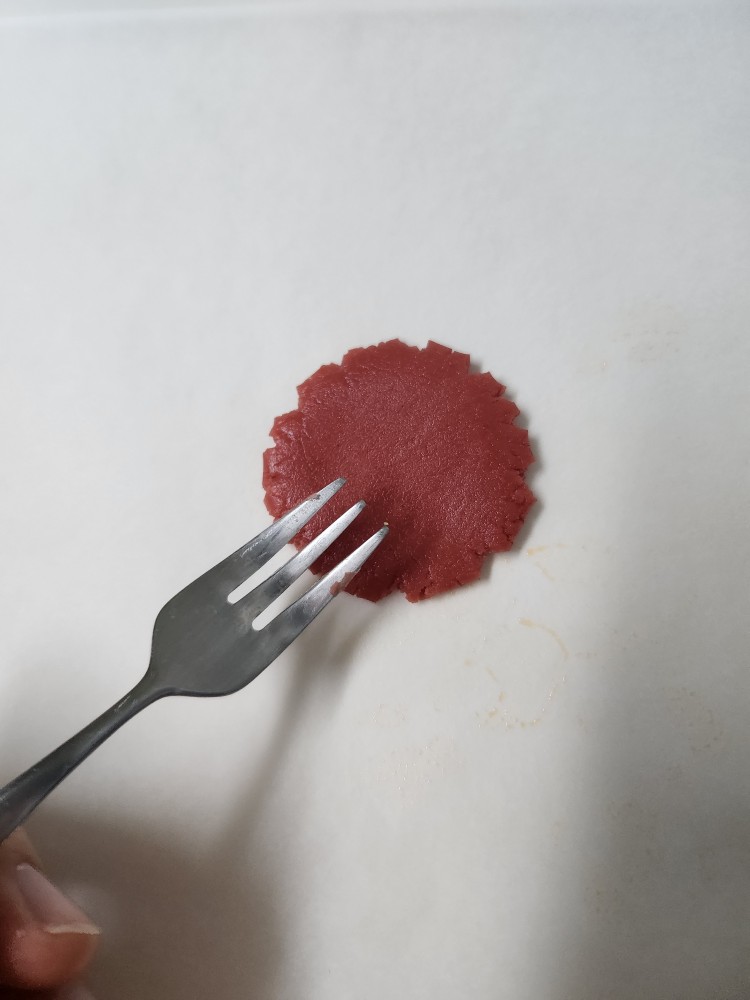 포크로 모양 내기