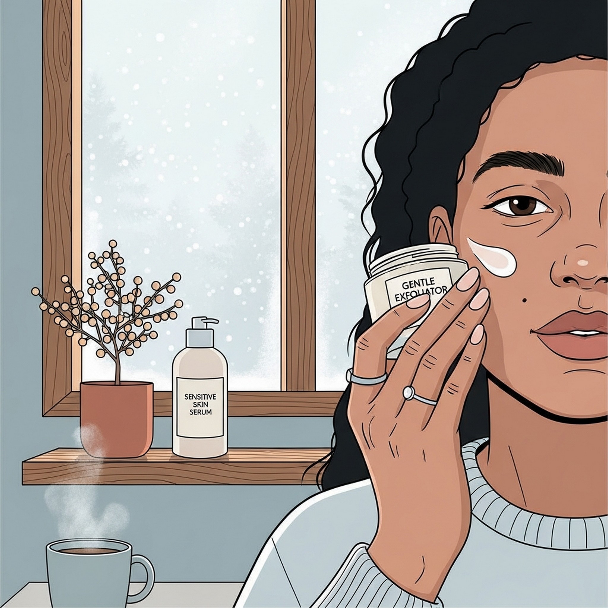 저자극 각질 관리