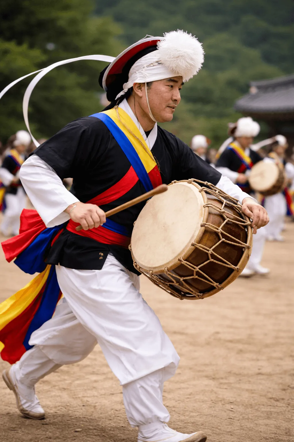 사물놀이 의상에 담긴 의미