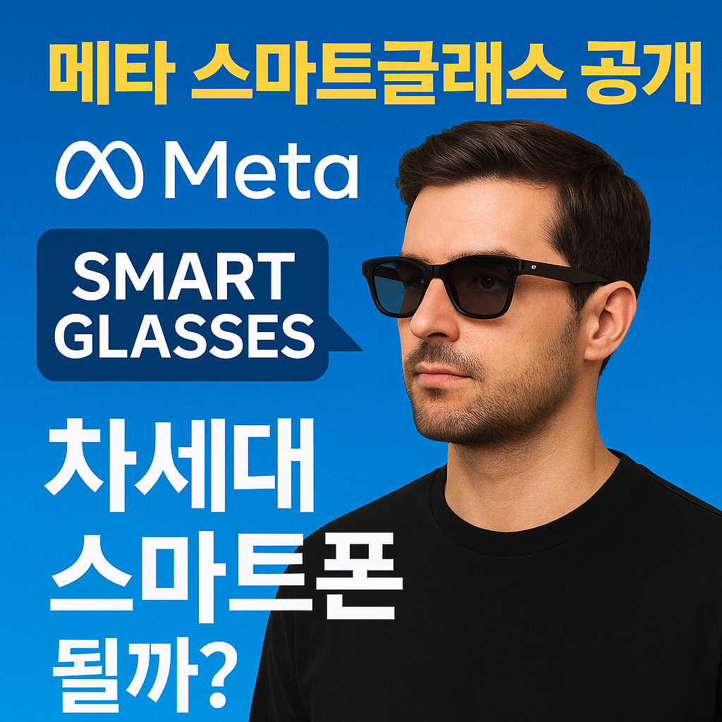 메타 스마트글래스 공개, 차세대 스마트폰 될까?