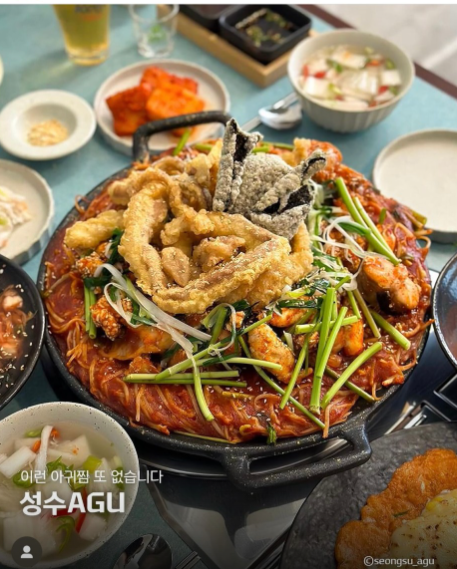 성수AGU 식당 대표 메뉴