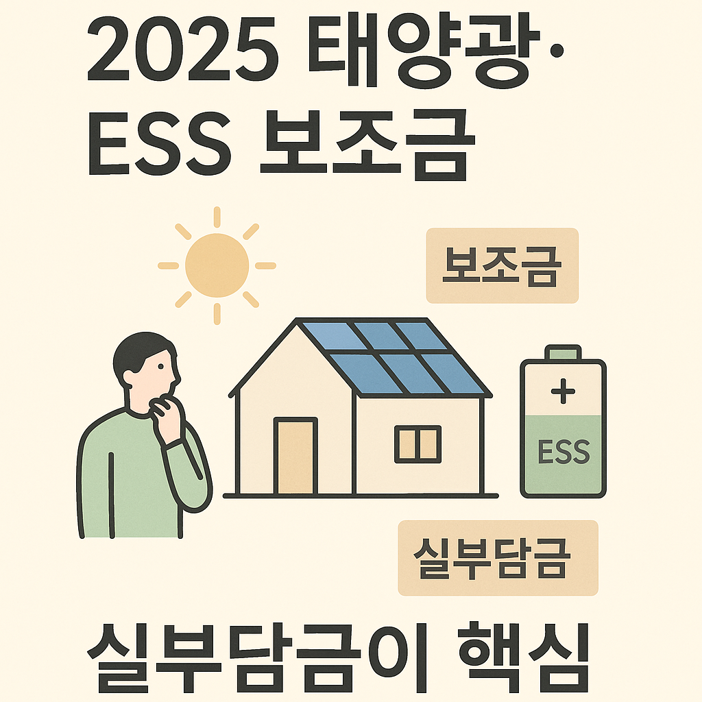 2025 가정용 태양광·ESS 보조금