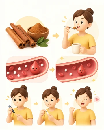 혈당 관리에 도움되는 시나몬 가루 효능8