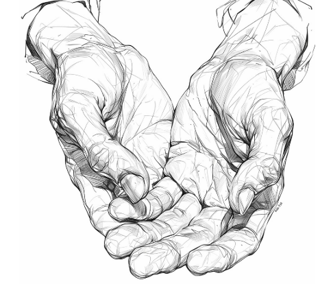 시 그사람의 손을 보면 내용과 관련된 이미지