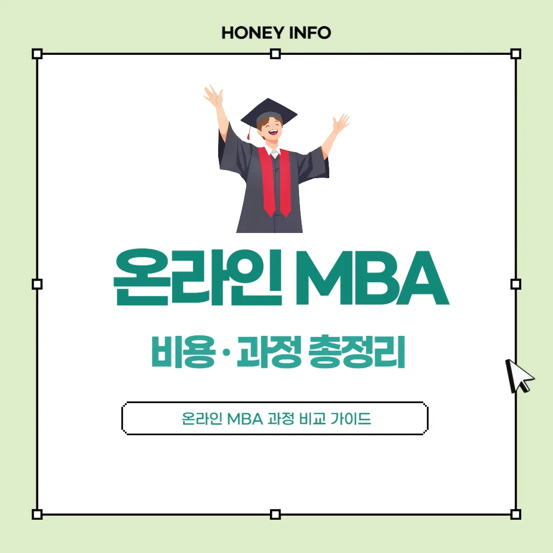 온라인 MBA 과정 비교, 비용&middot;과정 총정리