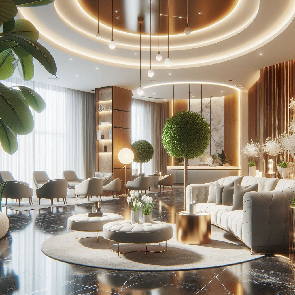 피부,체형관리 샵 배경