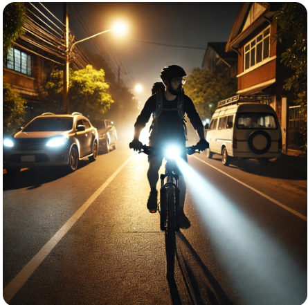 심야 자전거후레쉬