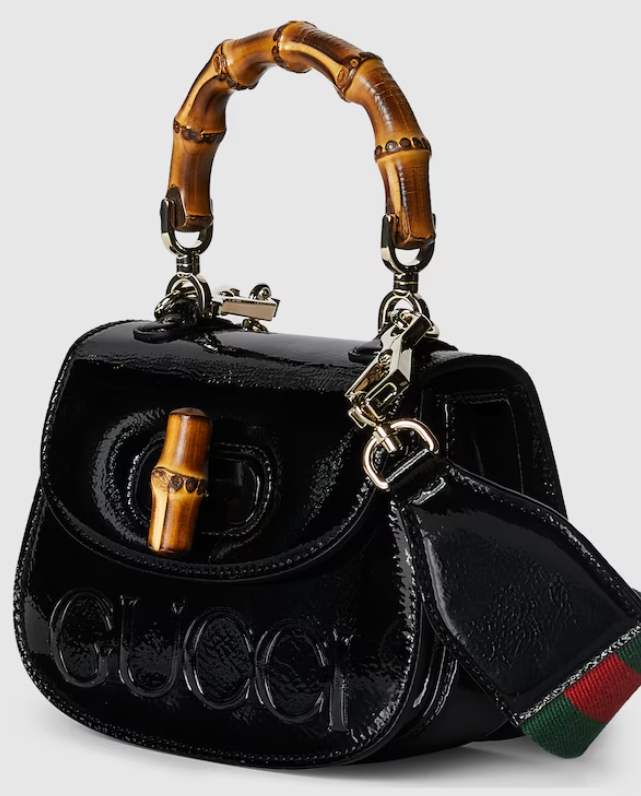 구찌 여성 크로스백 - 구찌 뱀부 1947 미니 탑 핸들백