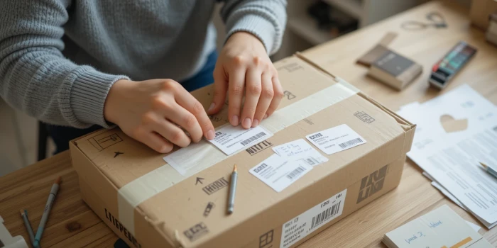 프리랜서의 소형 택배 준비 과정