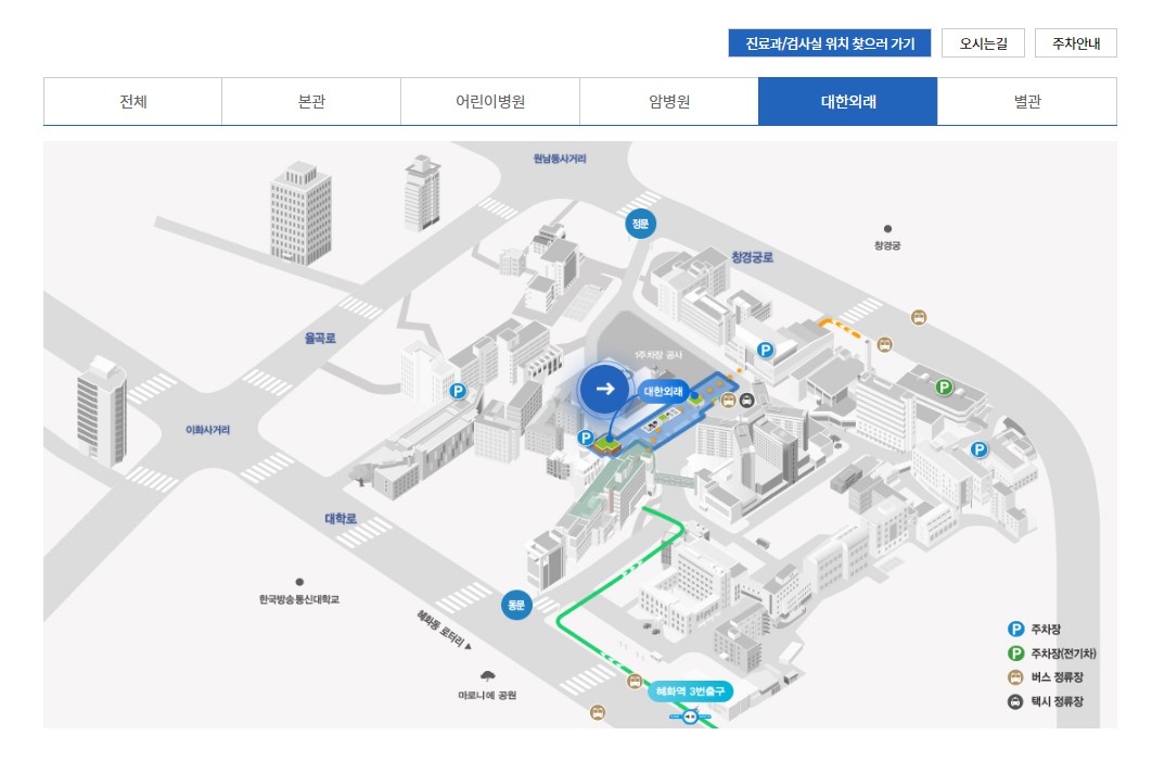 약물 알레르기 검사 후기 <서울대학병원> 대한외래위치