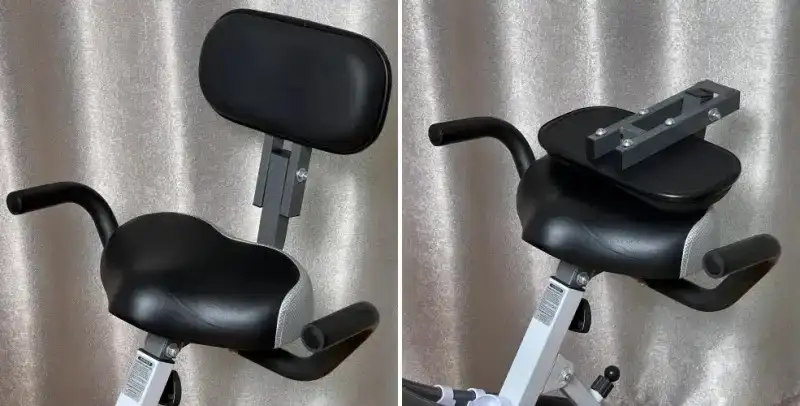 헬스 사이클 엑사이더 등받이 작동 이미지