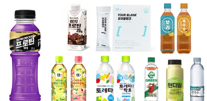 운동 효과 높이는 음료 추천 - 땀흘린 후 마시는 전해질, 탄수화물, 단백질 등을 보충하는 음료