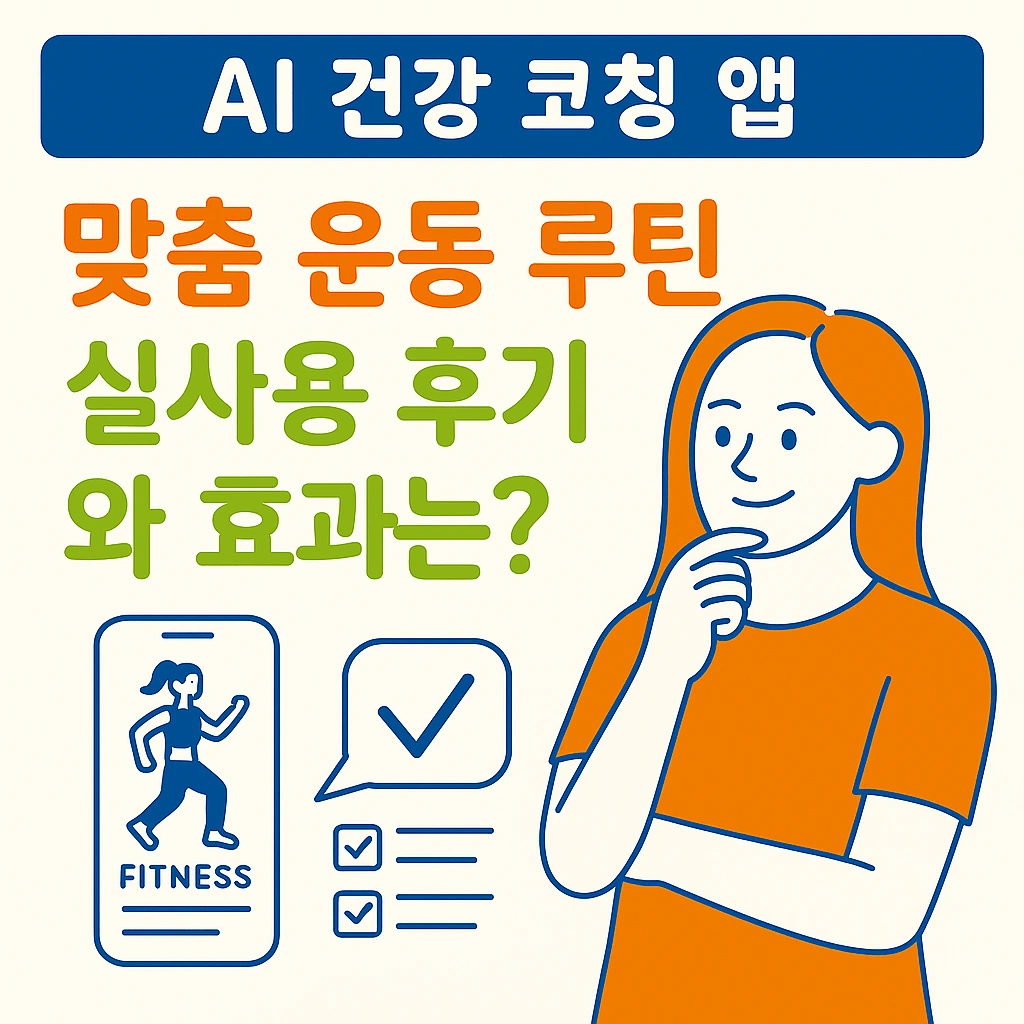 2025년 AI 건강 코칭 앱 활용 맞춤 운동 루틴 후기 - 실제 경험, 효과, 추천 앱, 장단점, 실전 팁 총정리