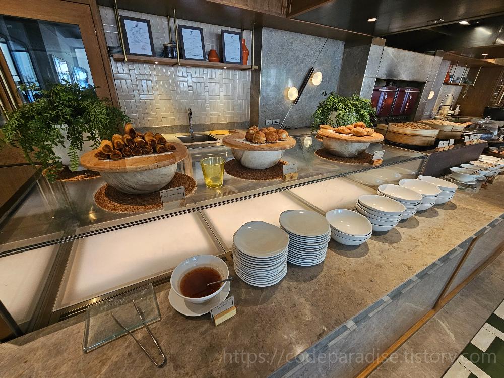 호텔 조식 사진