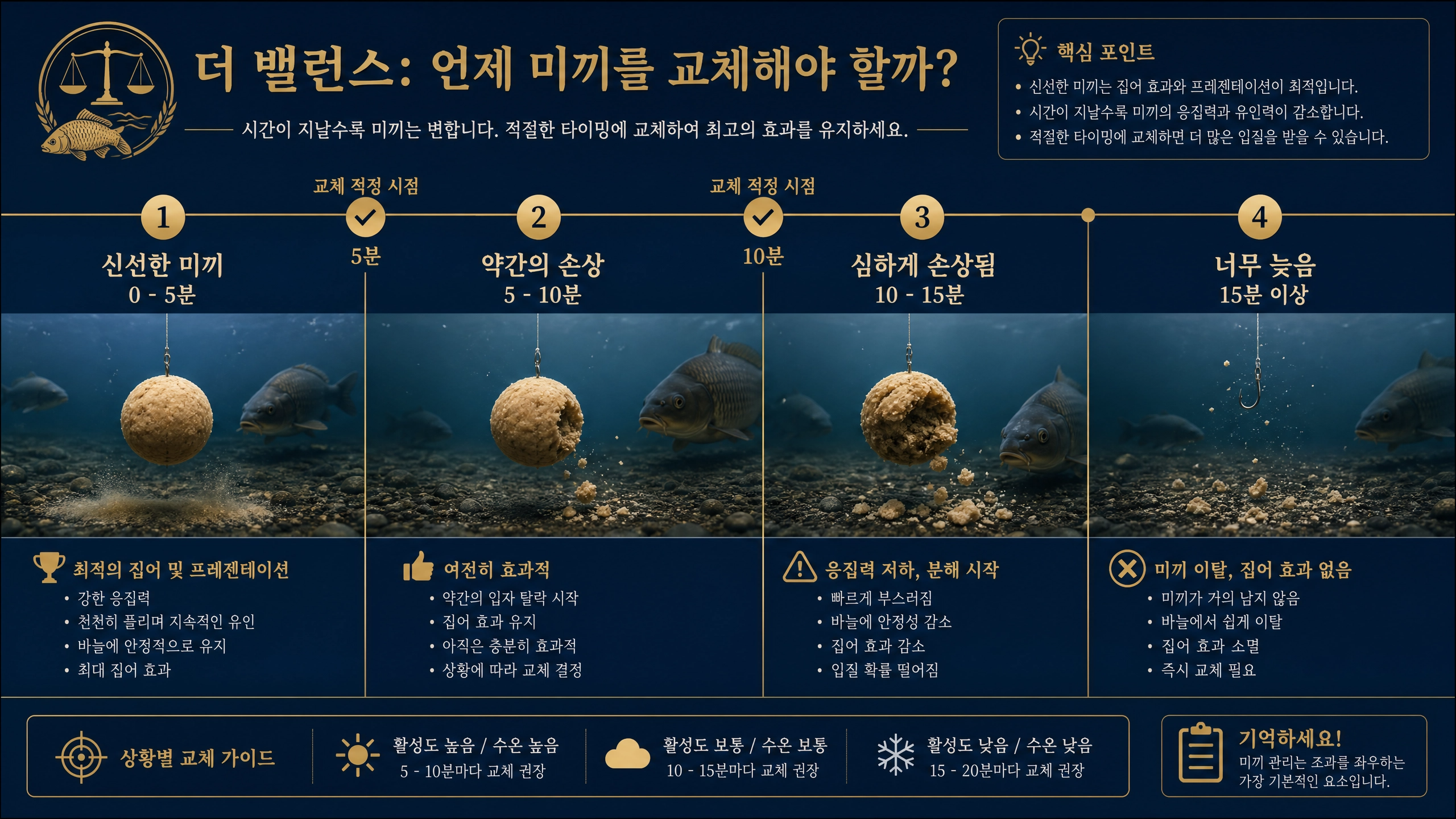 미끼교체타이밍예시