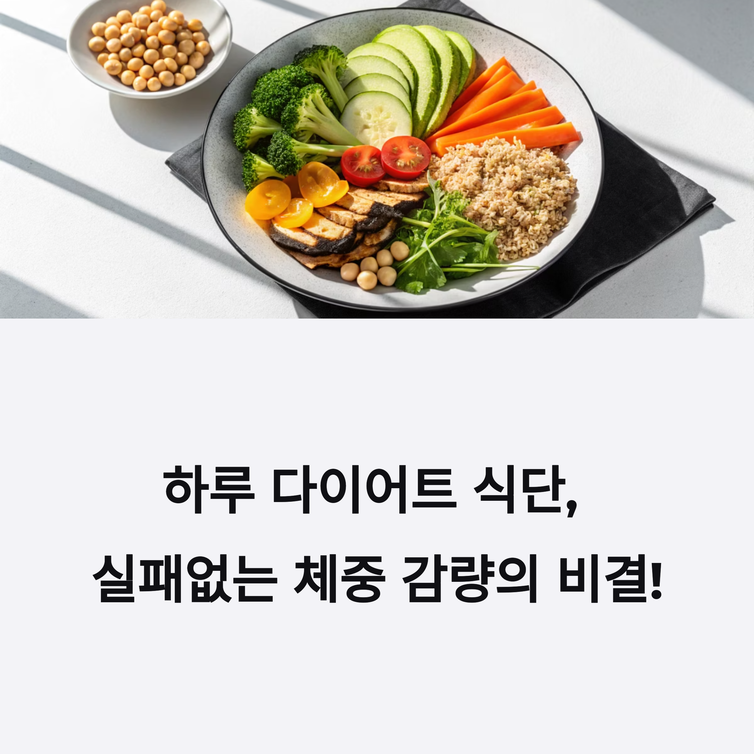 하루 다이어트 식단