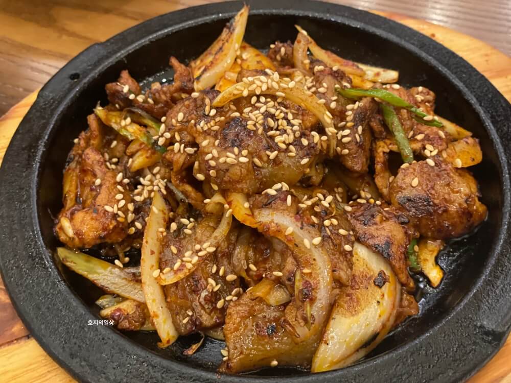 동탄 해산물 한정식 맛집 식당 해올 - 제육볶음