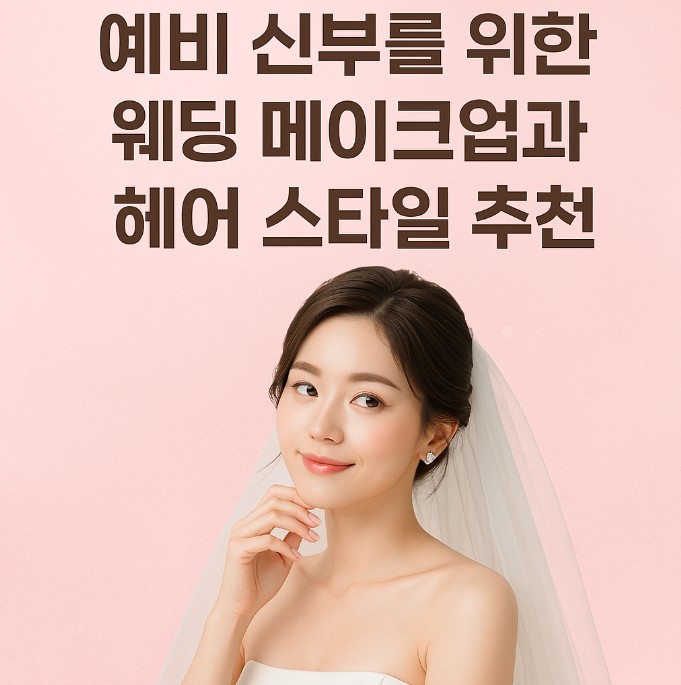 예비 신부 웨딩 메이크업 &amp; 헤어 스타일