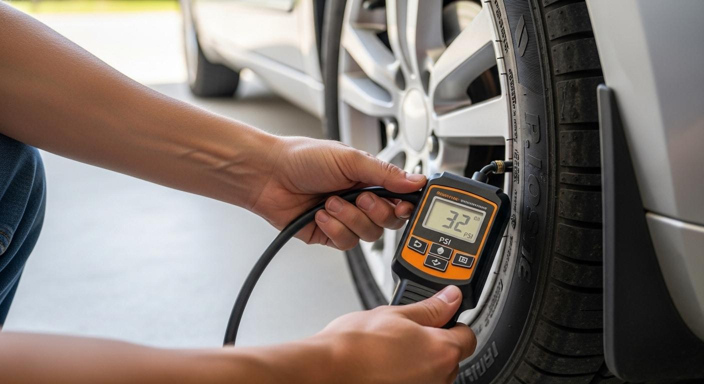 자동차 타이어 공기압 주입기