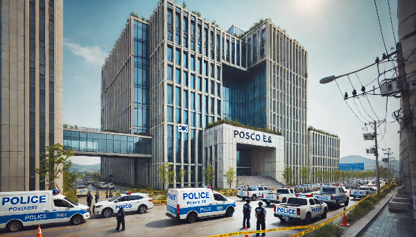 신안산선 붕괴 사고, 포스코이엔씨 압수수색