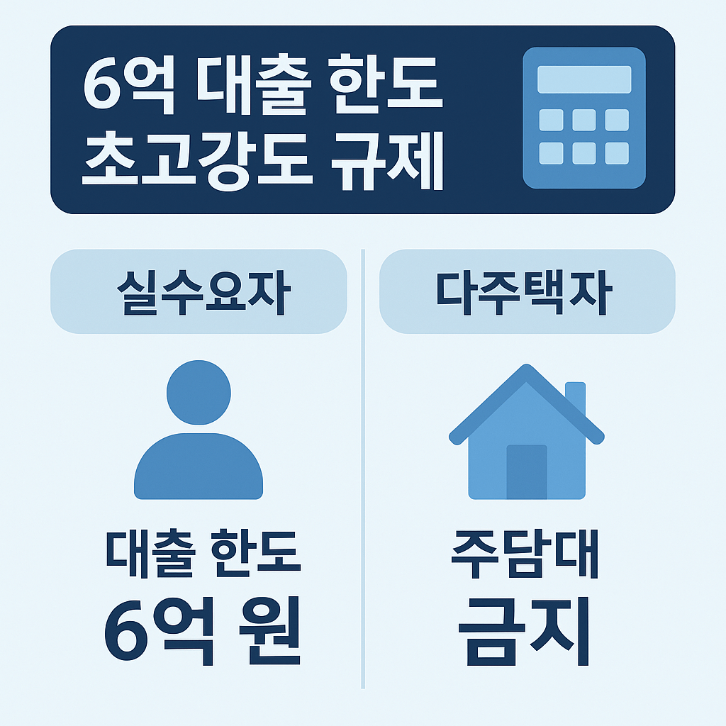 서울 부동산 대출 고강도 규제