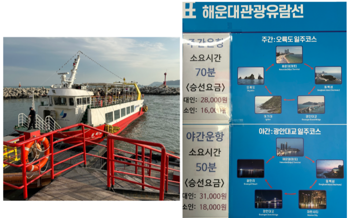 미포 관광유람선