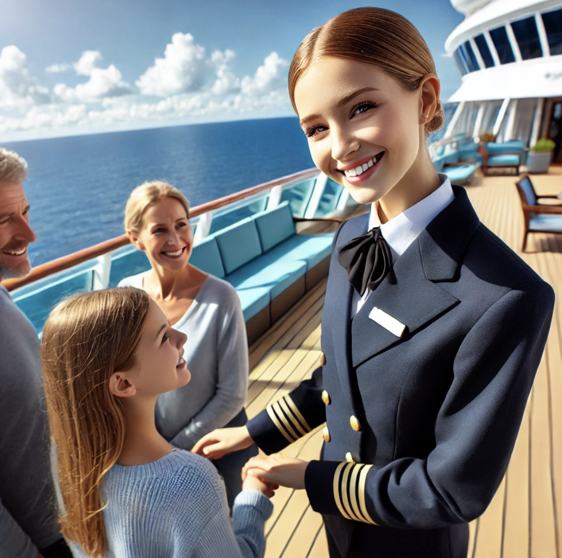 크루즈 승무원 관련 사진