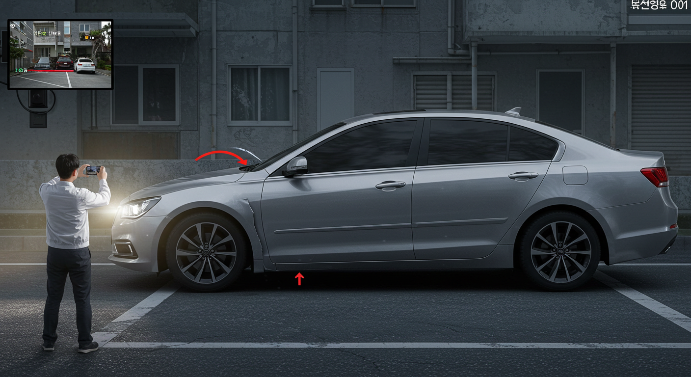 경찰신고, 재물손괴죄, 차량손해배상