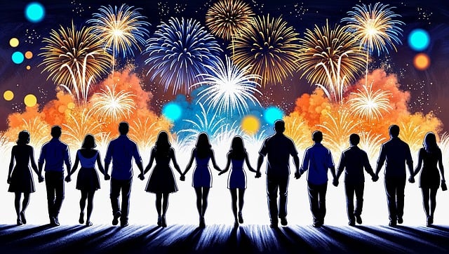 2025년 새해맞이 불꽃 쇼