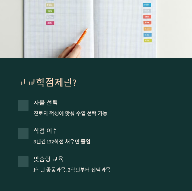 고교학점제의 정의