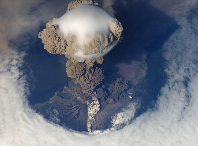 일본 화산재 서울 도달 가능성 이미지