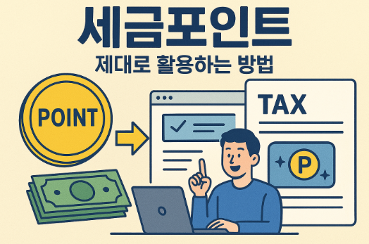 홈택스에서 바로 확인! 세금포인트 활용법 5분 정리