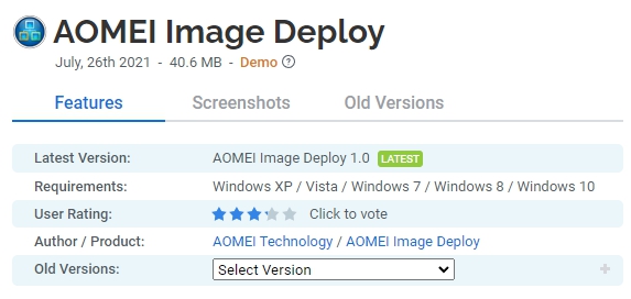 AOMEI-Image-Deploy