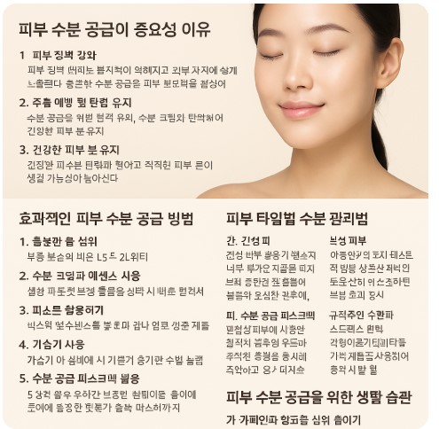 수분 공급이 중요한 이유