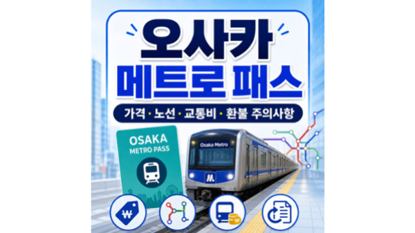 오사카-메트로-1일권-2일권-26시간-48시간-가격-노선-교통비-환불-주의사항