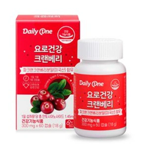 데일리원 요로건강 크랜베리&#44; 1개&#44; 60정&#44; 60정