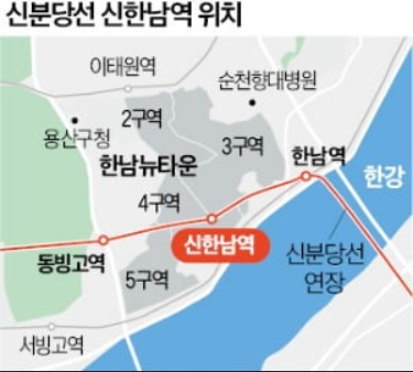 신분당선 신한남역 위치