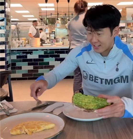 손홍민이 아침마다 먹는 3가지 음식