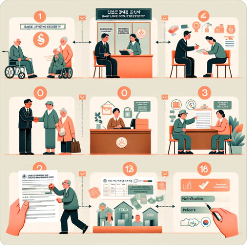 기초생활수급자 선정 기준, 지원 절차, 지원 혜택 관련 사진